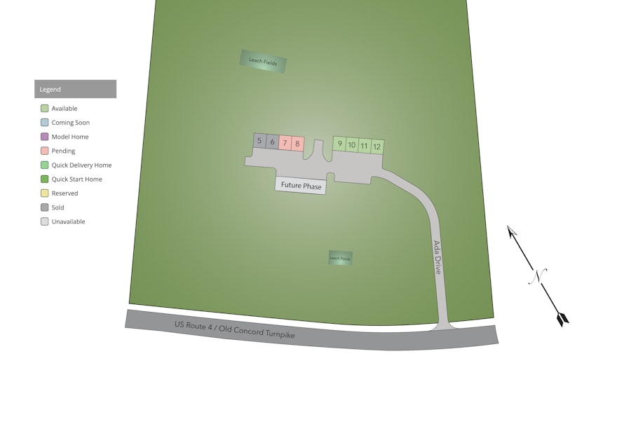 Site Plan for Timber Ridge West 